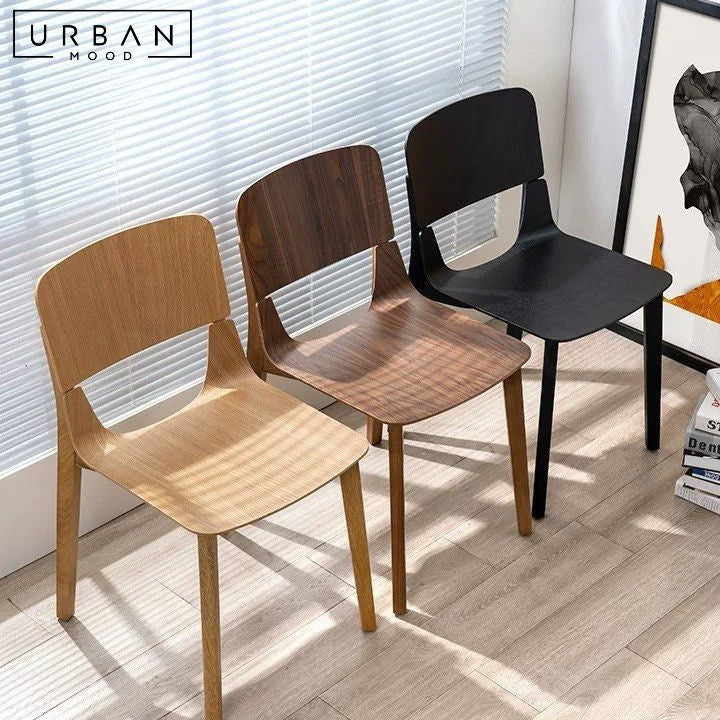 RIOS Modern Solid Wood Dining Chair