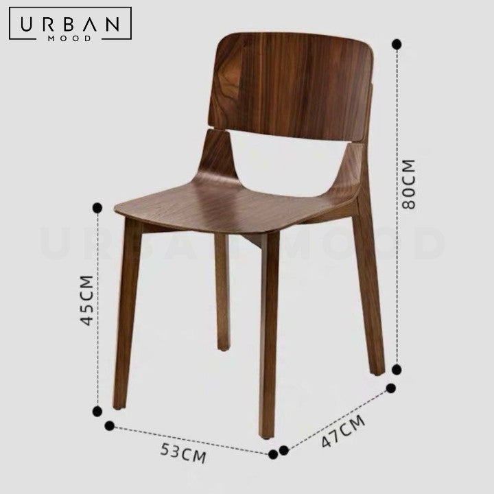 RIOS Modern Solid Wood Dining Chair