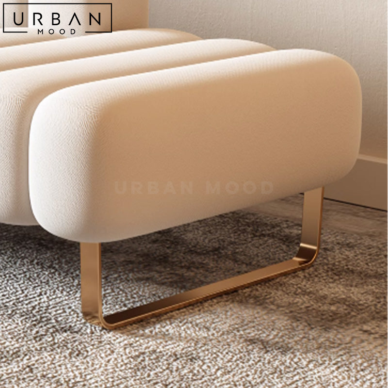 RITT Modern Velvet Ottoman