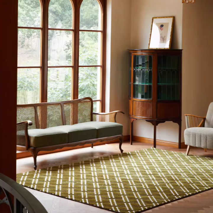 ROBBE Modern Grid Rug - Urban Mood Singapore