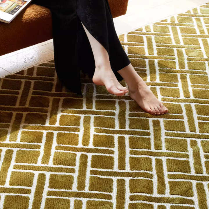 ROBBE Modern Grid Rug - Urban Mood Singapore