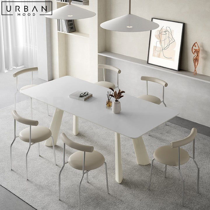 ENDY Japandi Sintered Stone Dining Table