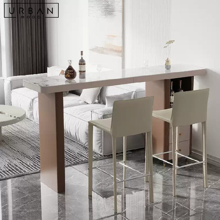 ROGIC Modern Sintered Stone Bar Table