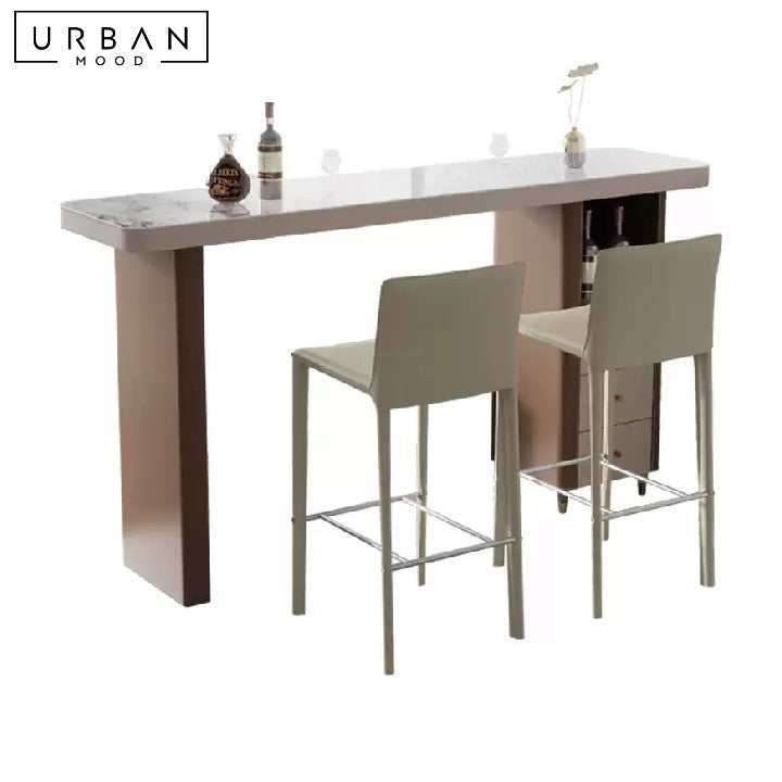 ROGIC Modern Sintered Stone Bar Table