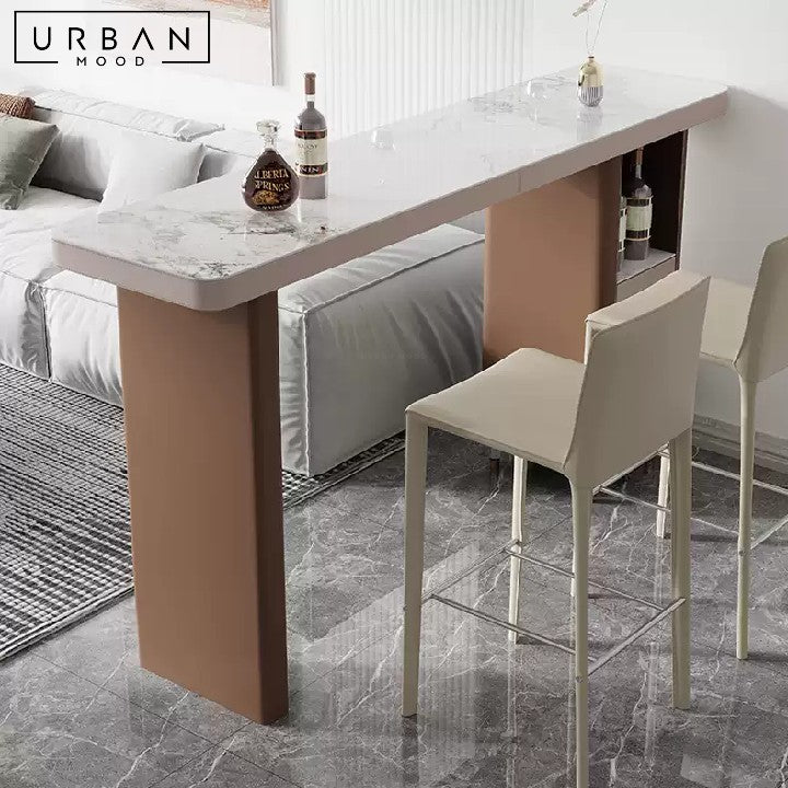 ROGIC Modern Sintered Stone Bar Table