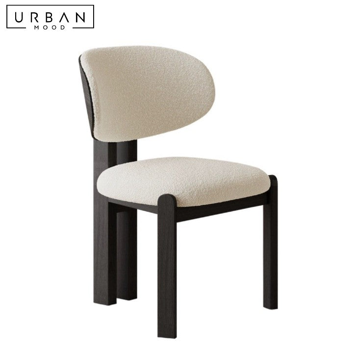 ROJAS Modern Boucle Dining Chair