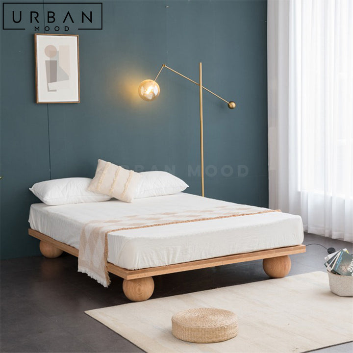 ROKY Japandi Solid Wood Bedframe