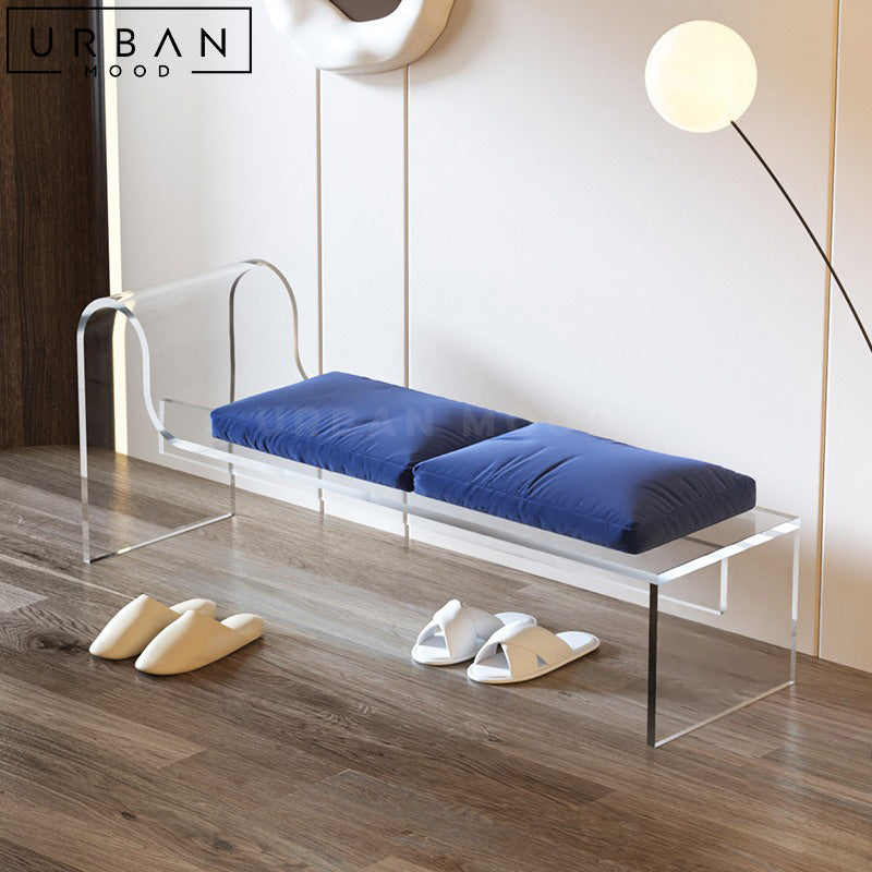 RON Modern Acrylic Bench