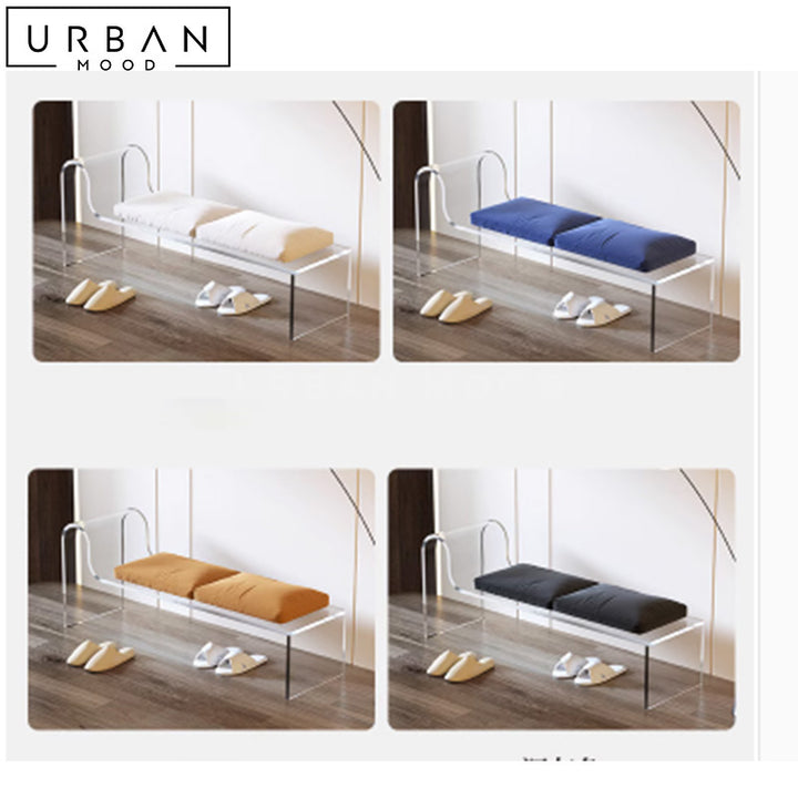 RON Modern Acrylic Bench