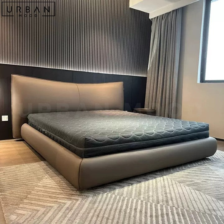 ROQUE Modern Leather Bedframe