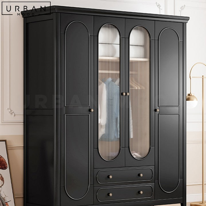 ROSALIA Vintage Solid Wood Wardrobe