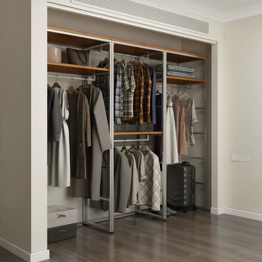 ROSETTE Modern Open Concept Wardrobe - Urban Mood Singapore