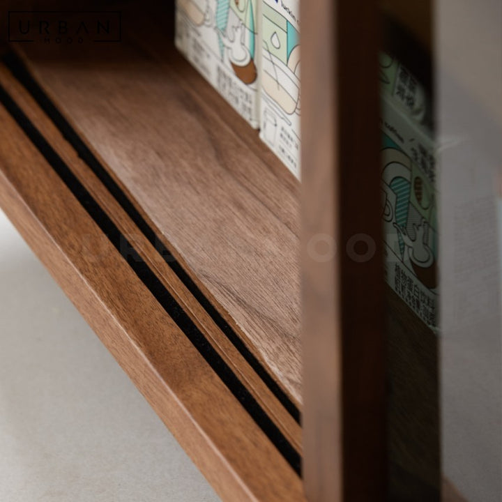 ROVEL Modern Solid Wood TV Cabinet