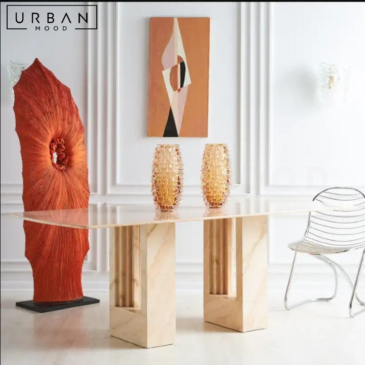ROZO Wabi-Sabi Marble Dining Table