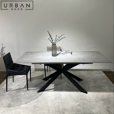 RSON Modern Extendable Sintered Stone Dining Table