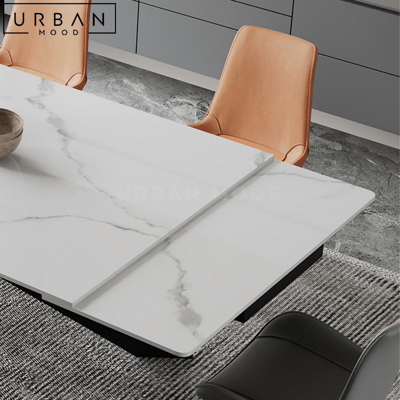 RSON Modern Extendable Sintered Stone Dining Table