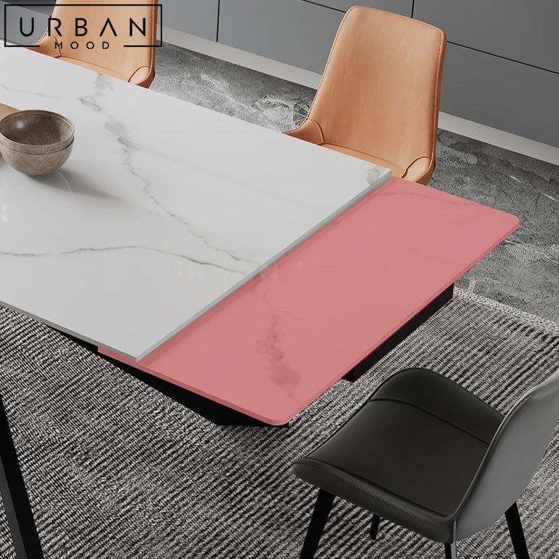 RSON Modern Extendable Sintered Stone Dining Table