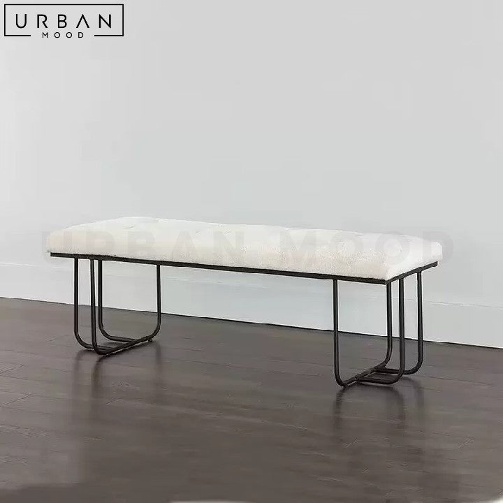 RUCCI Modern Velvet Bench