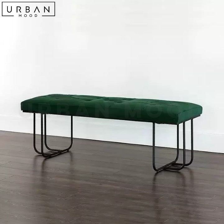 RUCCI Modern Velvet Bench