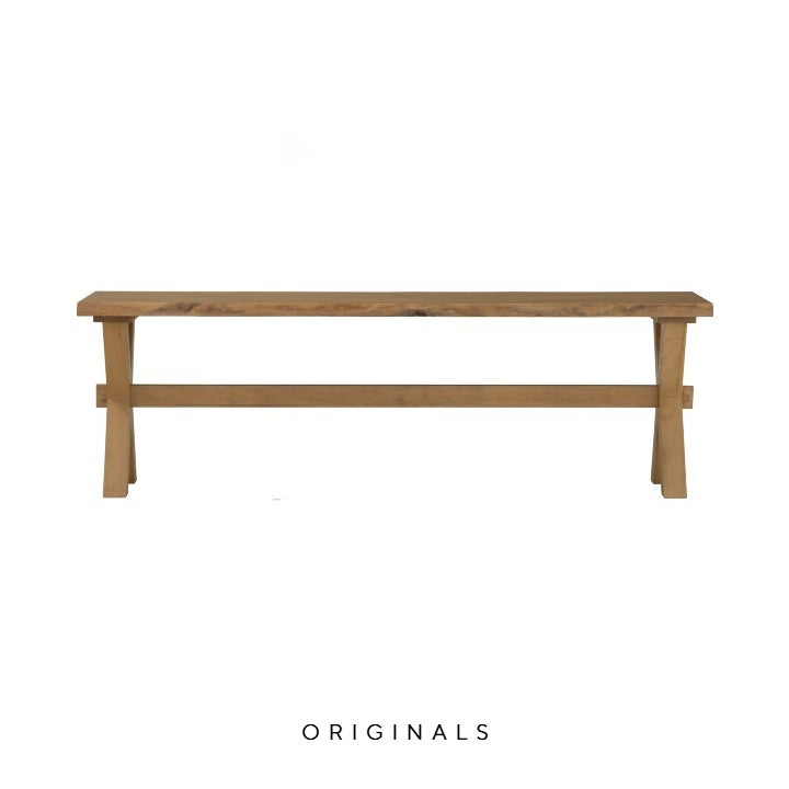 RUDINA Scandinavian Solid Wood Bench