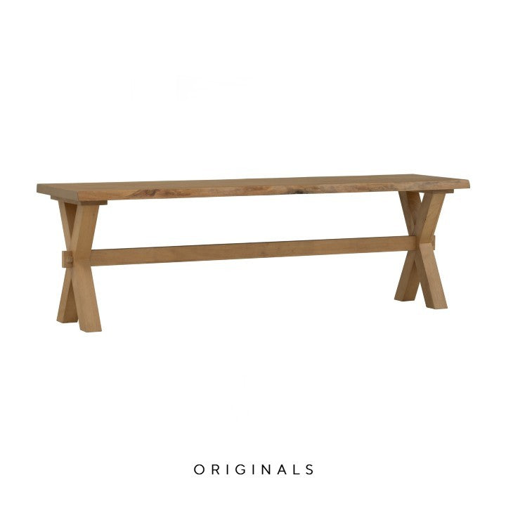 RUDINA Scandinavian Solid Wood Bench