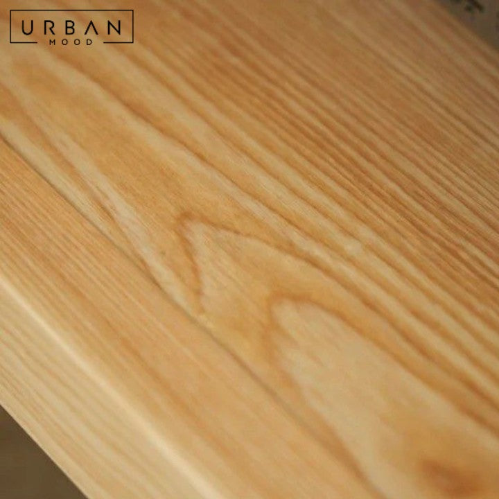 RUEDA Scandinavian Rattan Bedside Table