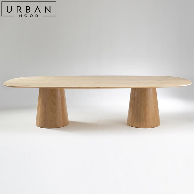 RUFI Modern Solid Wood Dining Table