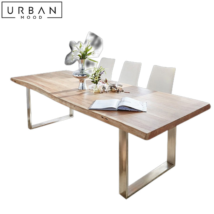 RUGE Modern Solid Wood Dining Table