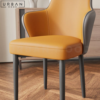 RUKA Modern Leather Dining Chair