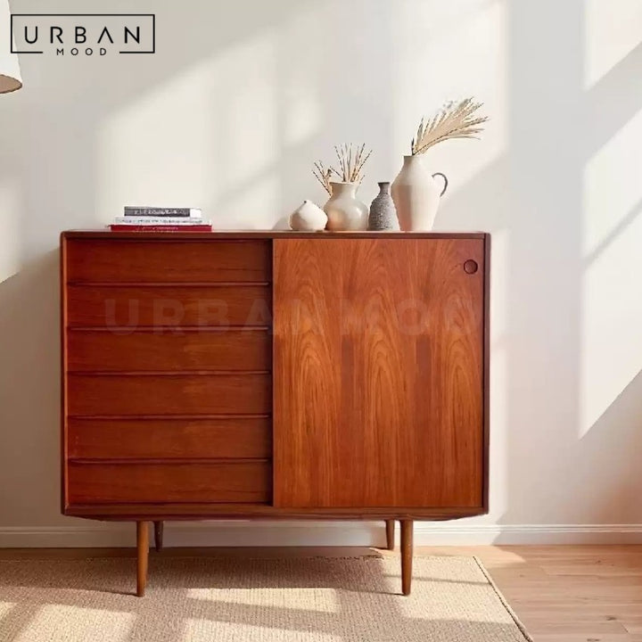 RUPP Mid-Century Solid Wood Sideboard