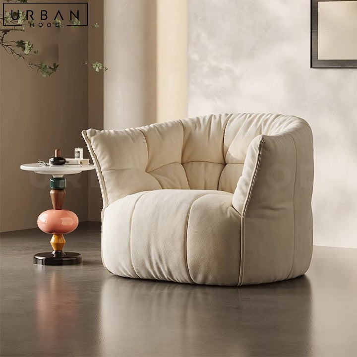 TATA Modern Fabric Lounge Chair