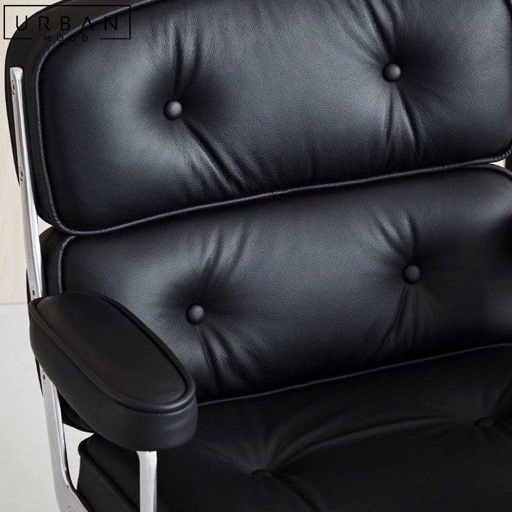 RUTHER Modern Leather Office Chair