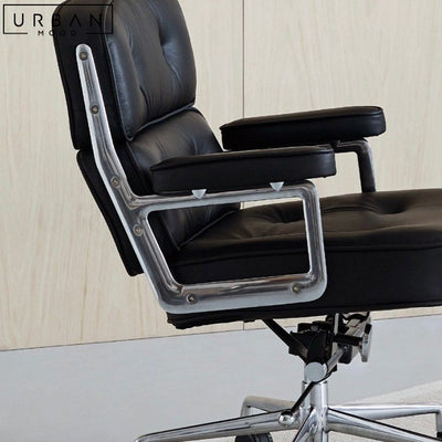 RUTHER Modern Leather Office Chair