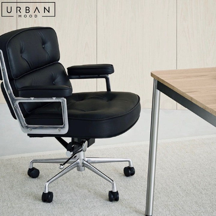 RUTHER Modern Leather Office Chair