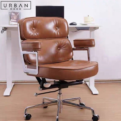 RUTHER Modern Leather Office Chair