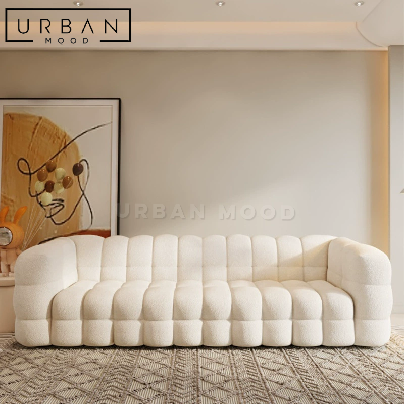 RENAIS Modern Boucle Sofa