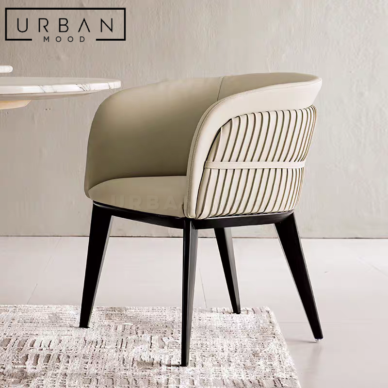 RENNE Modern Faux Leather Dining Chair