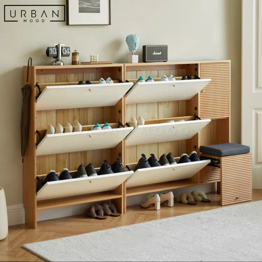 RODNEY Scandinavian Shoe Cabinet