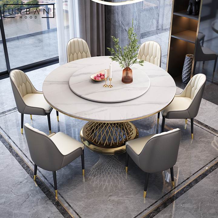 ROME Classic Marble Round Dining Table