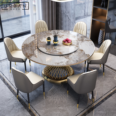 ROME Classic Marble Round Dining Table