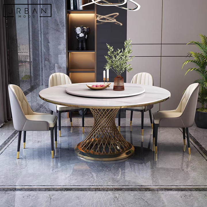 ROME Classic Marble Round Dining Table