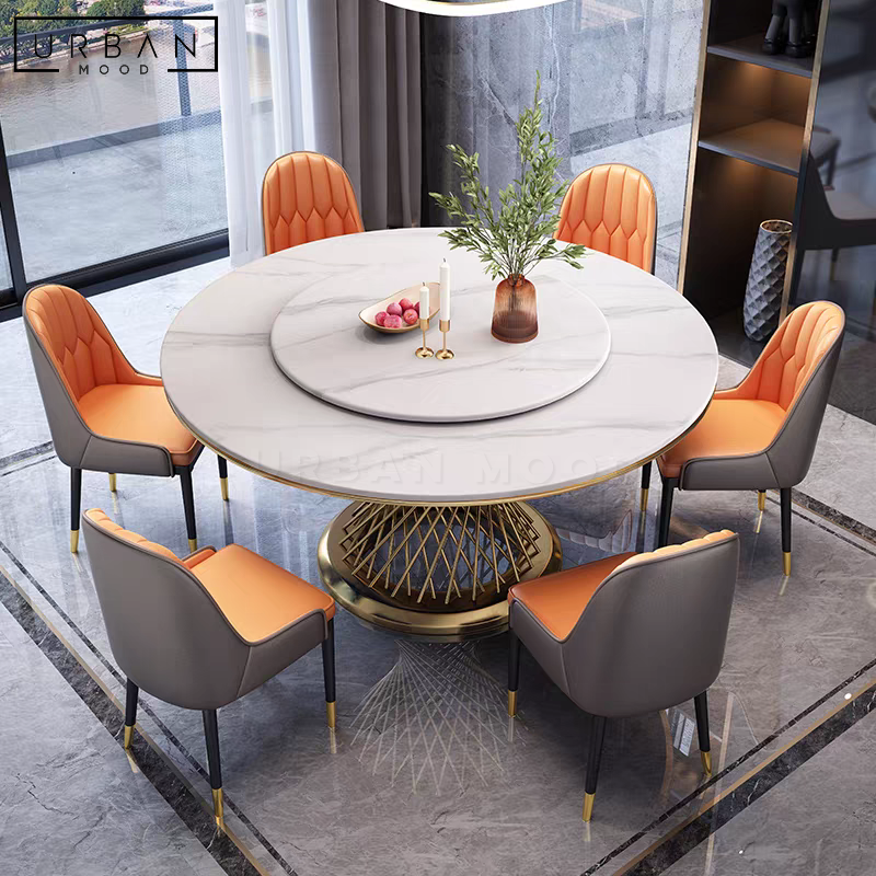 ROME Classic Marble Round Dining Table