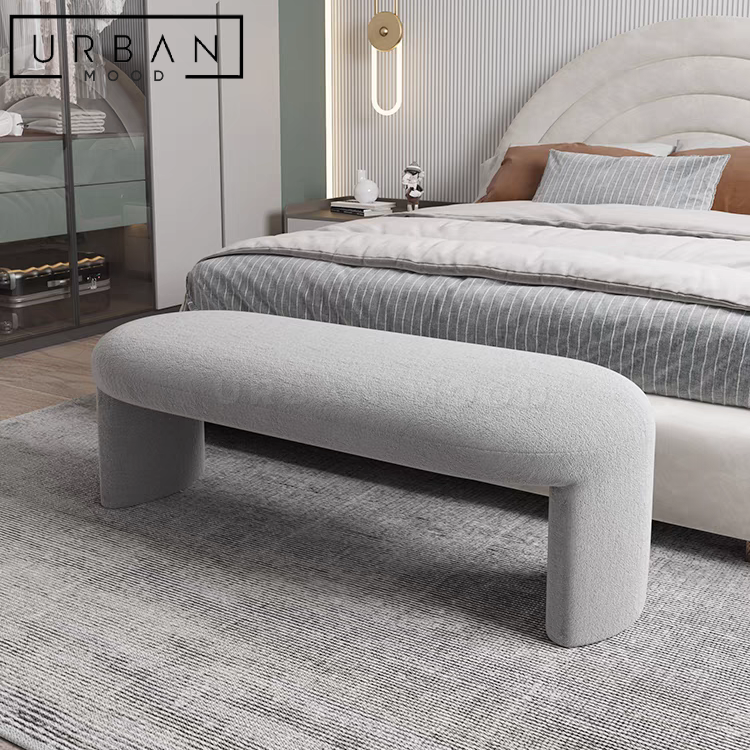 ROWLAND Modern Boucle Bench