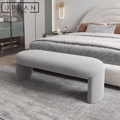 ROWLAND Modern Boucle Bench