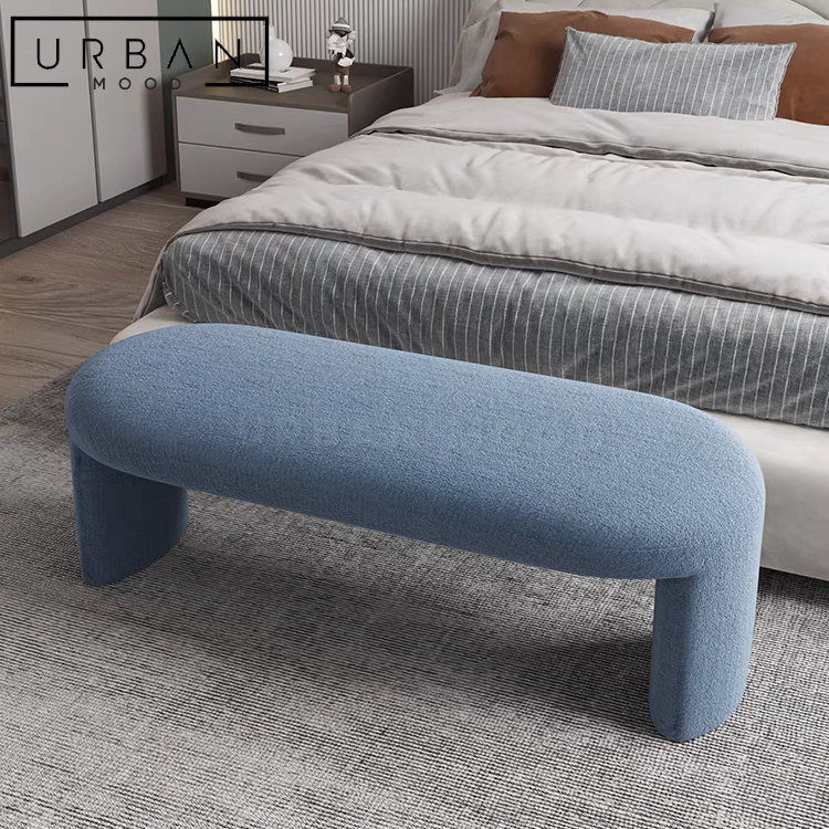 ROWLAND Modern Boucle Bench