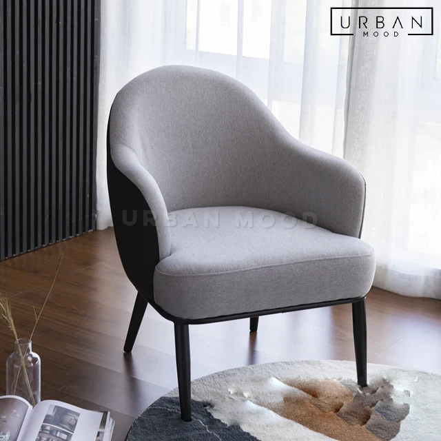 RUTHIE Modern Fabric Armchair