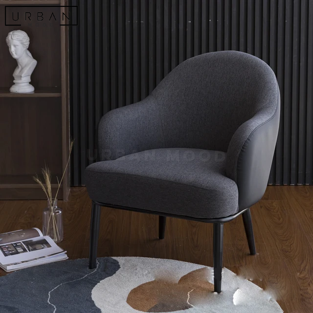 RUTHIE Modern Fabric Armchair