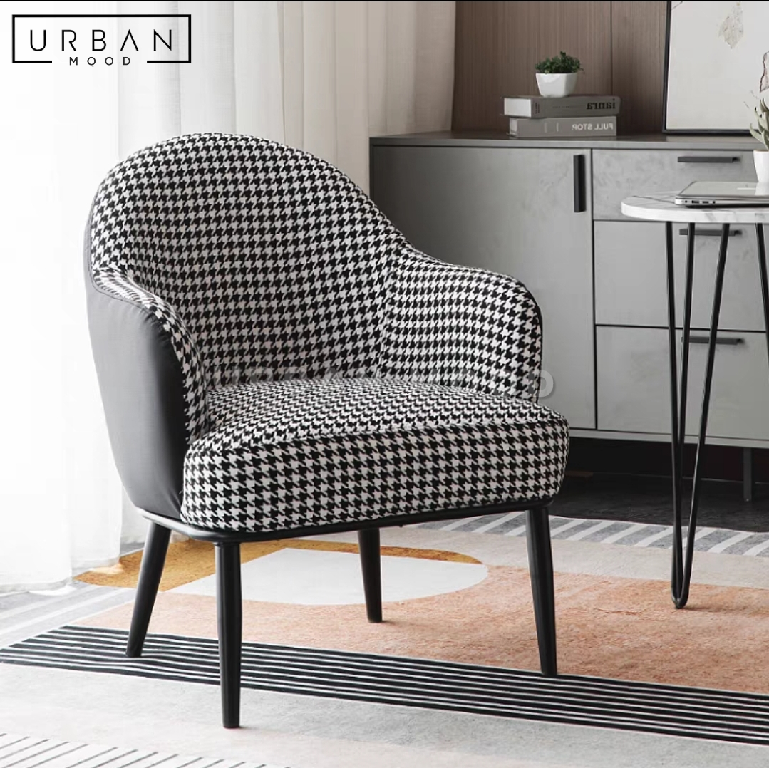 RUTHIE Modern Fabric Armchair