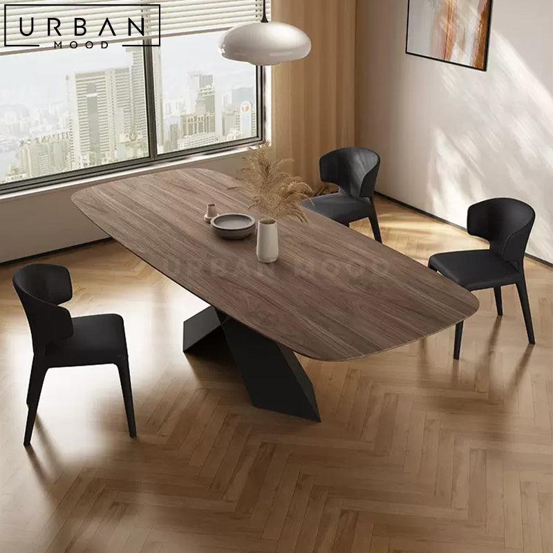 SABEL Modern Solid Wood Dining Table