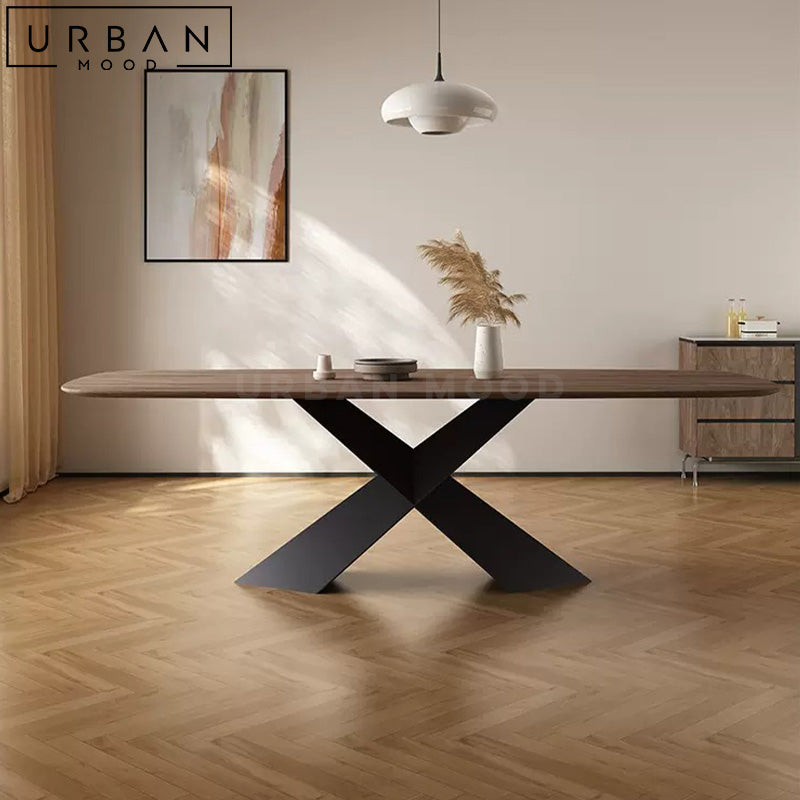 SABEL Modern Solid Wood Dining Table